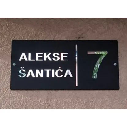 Slika Kućni broj Dominant-B