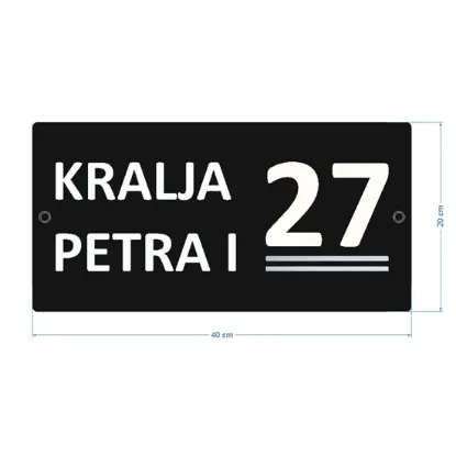 Slika Kućni broj Dominant-C