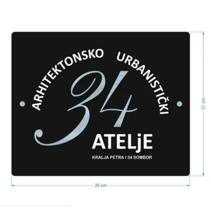 Slika Napis za firmu Atelje