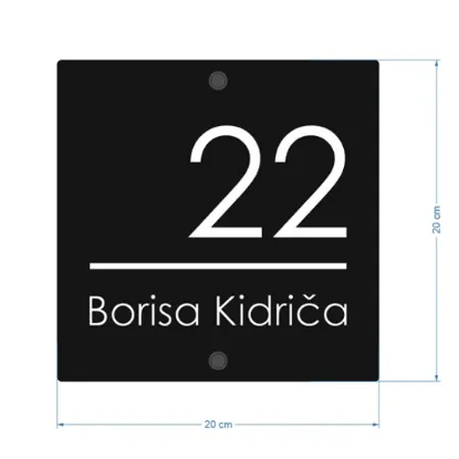 Slika Kućni broj Kompakt-C