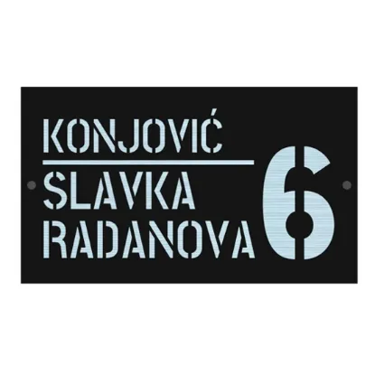 Slika Kućni broj Standard-B