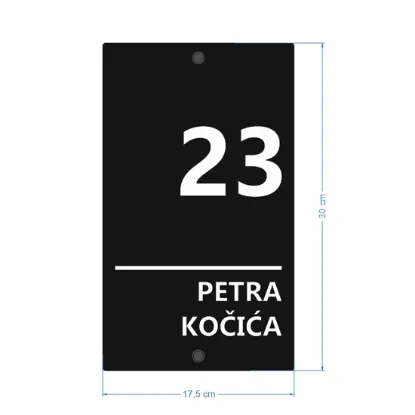 Slika Kućni broj Standard-C