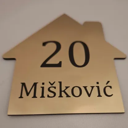 Slika Natpis za vrata - Kućica
