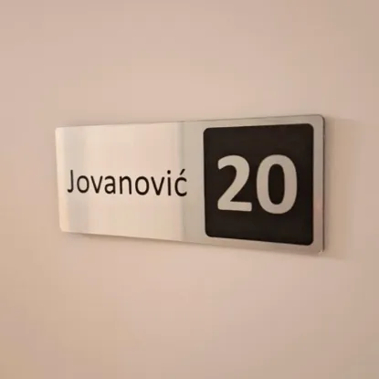 Slika Natpis za vrata - Zaobljeni pravougaonik