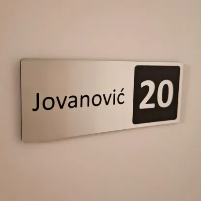 Slika Natpis za vrata - Zaobljeni pravougaonik