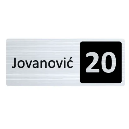 Slika Natpis za vrata - Zaobljeni pravougaonik