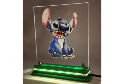 Slika Dečija LED lampa Nasmejani Stitch
