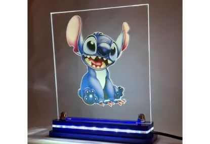 Slika Dečija LED lampa Nasmejani Stitch