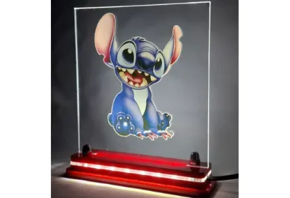 Slika Dečija LED lampa Nasmejani Stitch
