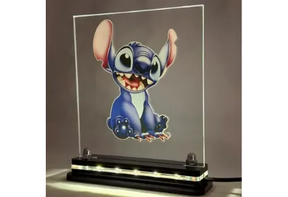 Slika Dečija LED lampa Nasmejani Stitch