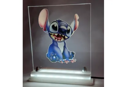 Slika Dečija LED lampa Nasmejani Stitch