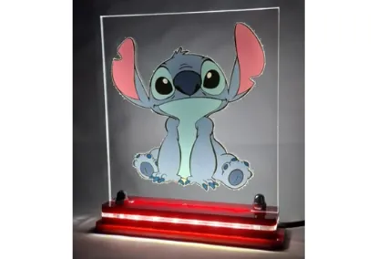 Slika Dečija LED lampa Radoznali Stitch