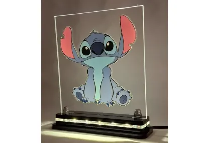 Slika Dečija LED lampa Radoznali Stitch