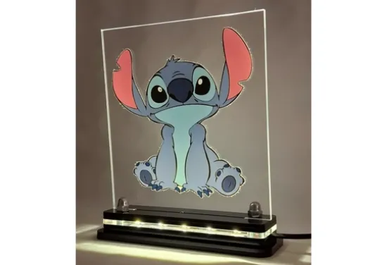 Slika Dečija LED lampa Radoznali Stitch