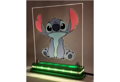 Slika Dečija LED lampa Radoznali Stitch