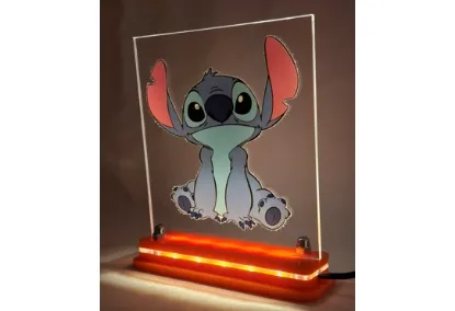 Slika Dečija LED lampa Radoznali Stitch