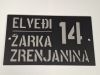 Akrilni kućni broj