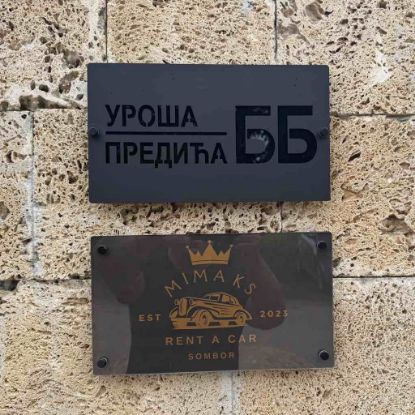 Akrilni kućni broj